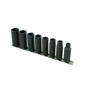 MARTIN SPROCKET IB8KD Impact Socket Set, SAE, 3/8 Inch Drive Size, Impact, Alloy Steel, Pack Of 8 | BC8AYG