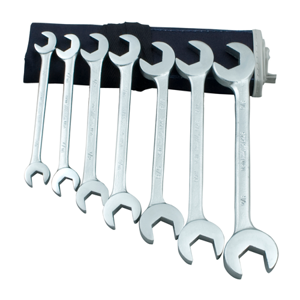 MARTIN SPROCKET OB7K Wrench Set, SAE, Chrome, Steel, Pack Of 7 | BC8CNF