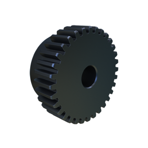 MARTIN SPROCKET S1232 Stirnrad, 12 Durchmesserteilung, 2.667 Zoll Teilungsdurchmesser, wiederaufbohrbar, Stahl | AK2YNW