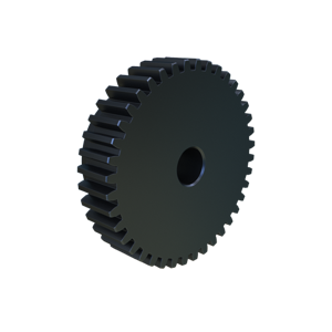 MARTIN SPROCKET S1240 Spur Gear, 12 Diametral Pitch, 3.333 Inch Pitch Dia., Reborable, Steel | AK2YPC