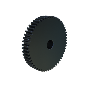 MARTIN SPROCKET S1254 Spur Gear, 12 Diametral Pitch, 4.5 Inch Pitch Dia., Reborable, Steel | AZ3NMK