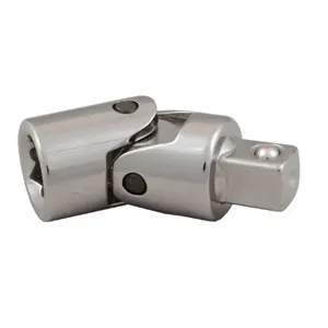 MARTIN SPROCKET S140 Universal Joint, SAE, 1/2 Inch Drive, Chrome, Alloy Steel | AK9BHD