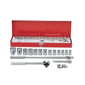 MARTIN SPROCKET S19K Steckschlüsselsatz, SAE, 3/8 Zoll Antriebsgröße, Chrom, legierter Stahl, 19er-Pack | BD3TQH