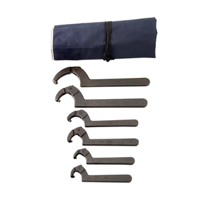 MARTIN SPROCKET SPW6K Schraubenschlüsselsatz, SAE, Industrial Black, Stahl, 6er-Pack | BC9KKA