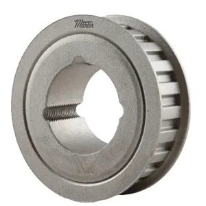 MARTIN SPROCKET TB32L050 Timing Pulley, 32 Teeth, 0.563 Inch Face Width, 0.5 Inch Belt Width, Steel | AK6CTP