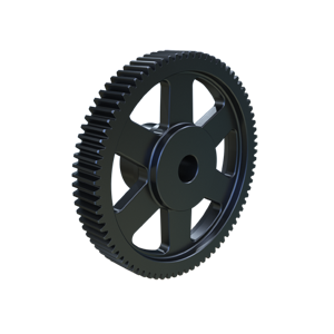 MARTIN SPROCKET TC1080 Stirnrad, 10 Durchmesserteilung, 8 Zoll Teilungsdurchmesser, wiederaufbohrbar, Gusseisen | AK3AKK