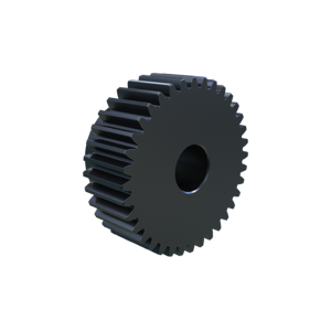 MARTIN SPROCKET TS1036 Stirnrad, 10-Zoll-Teilung, 3.6-Zoll-Teilungsdurchmesser, wiederaufbohrbar, Stahl | AK3DGZ