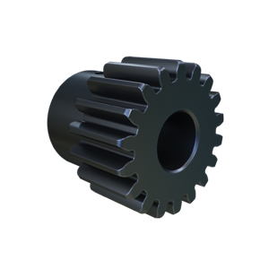 MARTIN SPROCKET TS2018BS 3/8 Spur Gear, 20 Diametral Pitch, 0.9 Inch Pitch Dia., Bore To Size, Steel | AL4NCM