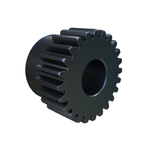 MARTIN SPROCKET TS2024BS 1/2 Spur Gear, 20 DP, 20 Deg., 24 Teeth, 1.2 Inch Pitch Dia., Bore To Size, Steel | AL4NCP