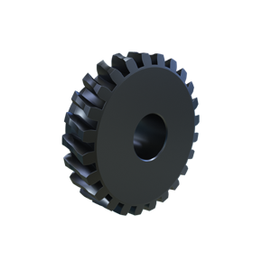 MARTIN SPROCKET W624Q Schneckengetriebe, 6 Durchmesserteilung, 4 Zoll Teilungsdurchmesser, 1.627 Zoll Bohrung, wiederaufbohrbar, Gusseisen | AK2VJM