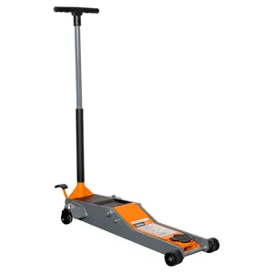 MARTINS INDUSTRIES MFJ-PL2T Professional Floor Jack, Long Reach, 4400 lbs Capacity, Steel, Grey And Orange | CE8PRT