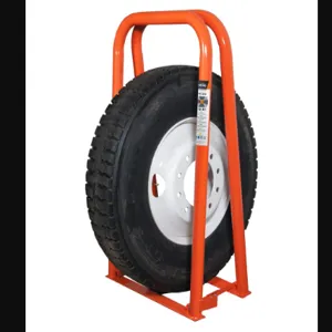 MARTINS INDUSTRIES MIC-2WB Portable Tyre Inflation Cage, 29 x 16-3/4 x 52 Inch Size, 2 Bar, Steel, Orange | CE8PRX