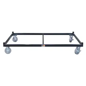 MARTINS INDUSTRIES MLTFD-D Dolly, Tyre Rack, 69.29 x 47.63 x 11.02 Inch Size, Steel, Black | CE8PVF