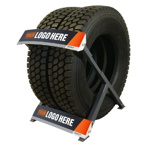 MARTINS INDUSTRIES MTBRD Tyre Display Rack, 38.97 x 24.80 x 37.79 Inch Size, Steel, Grey | CE8PUC