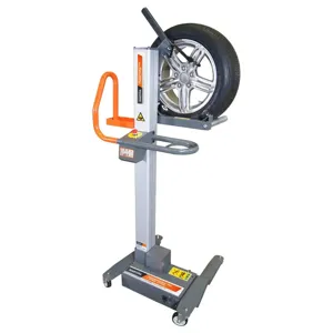 MARTINS INDUSTRIES MTWL Tyre And Wheel Lifter, 59.05 Inch Lifting Height, Steel, Grey And Orange | CE8PUP