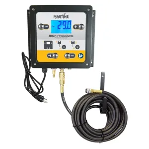 MARTINS INDUSTRIES MW-64HP High Pressure Tyre Inflator, Automatic, Aluminium, Black And Yellow | CE8PUT