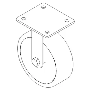 MARTINS INDUSTRIES SP-0134 Fixed Caster | CE8PZU