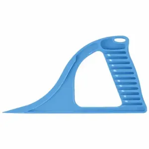 MARTOR 15.08 Hook-Style Safety Cutter, 9 3/4 Inch Overall Length, Contoured Handle, Textured, Blue | CT2GTC 361KA5