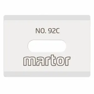 MARTOR 1792.25 Ceramic Blade, 3/4 Inch Blade Width, 0.015625 Inch Blade Thickness | CT2GQY 60MM26