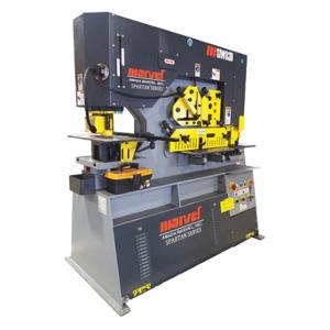 AMADA MARVEL MSIW93D Ironworker, 460V AC /Three-Phase, 5 Stations, 93 Tonf Hydraulic Force, 13 A Current | CT2GUY 419J39