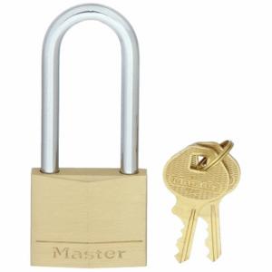 MASTER 140DLH Padlock, 2 Inch Size Vertical Shackle Clearance, 13/16 Inch Height | CT2JBA 38W797