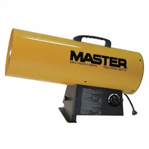 MASTER 150VMHD-GFA Portable Gas Torpedo Heater, 150000 Btuh Heating Capacity Output, 3 | CT2HHY 32MY61