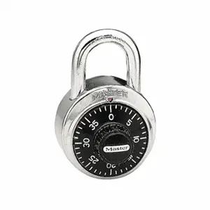 MASTER 1525 Custom Key Combination Padlock, Key-Controlled Dial Combo Padlocks, Less than 1 Inch, 1/2-1 in | CT2HBM 4T103