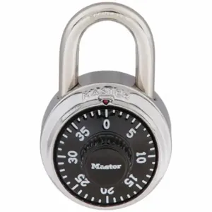 MASTER 1525EZRC Combination Padlock, Key-Controlled Dial Combo Padlocks, Less than 1 Inch, 1/2-1 in | CT2HBN 3HWJ5