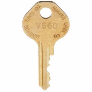 MASTER 1525K-V660 Schlüsselgesteuerter Zahlenkombinations-Vorhängeschloss-Steuerschlüssel, V660-Steuerschlüssel, SCHLOSS, 1 Schlüssel | CT2HCQ 4B366