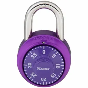 MASTER 1526D Combination Padlock, Dial Combo Padlocks, Less than 1 Inch, 1/2-1 in | CT2HBJ 483N10