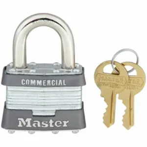 MASTER 1KA-2043 Padlock, 15/16 Inch Vertical Shackle Clearance, 3/4 Inch Horizontal Shackle Clearance | CT2HXJ 3JYZ5