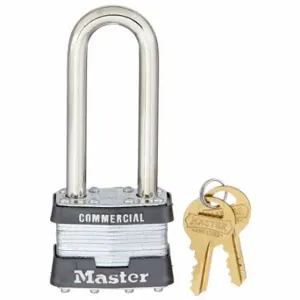 MASTER 1KALJ Padlock, 2 1/2 Inch Vertical Shackle Clearance, 3/4 Inch Horizontal Shackle Clearance | CT2HYC 3T976