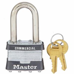 MASTER 1LF Padlock, 1 1/2 Inch Vertical Shackle Clearance, 3/4 Inch Height | CT2HVB 3HTZ9