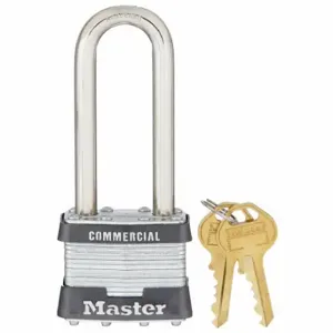 MASTER 21KALJ-10L102 Padlock, 2 1/2 Inch Vertical Shackle Clearance, 3/4 Inch Horizontal Shackle Clearance | CT2HYF 3JZH8