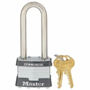 MASTER 21LJ Padlock, 2 1/2 Inch Vertical Shackle Clearance, 3/4 Inch Horizontal Shackle Clearance | CT2HYH 1U125