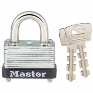 MASTER 22 Padlock, 5/8 Inch Size Vertical Shackle Clearance, 9/16 Inch Height | CT2JBB 1A377