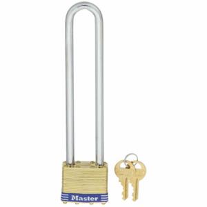 MASTER 2LN Padlock, 5 3/4 Inch Size Vertical Shackle Clearance, 3/4 Inch Height | CT2HZM 3HUD9