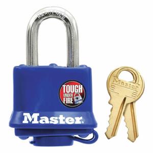 MASTER 312D Padlock, 3/4 Inch Size Vertical Shackle Clearance, 1/2 Inch Height | CT2HYZ 6MCP5