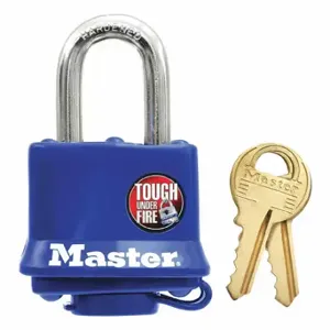 MASTER 312D Padlock, 3/4 Inch Size Vertical Shackle Clearance, 1/2 Inch Height | CT2HYZ 6MCP5