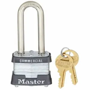 MASTER 3KALH Padlock, 2 Inch Vertical Shackle Clearance, 5/8 Inch Horizontal Shackle Clearance | CT2HYX 3HWG4