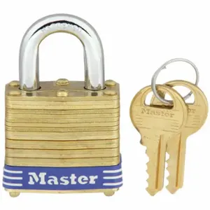 MASTER 4KA-0712 Padlock, 3/4 Inch Vertical Shackle Clearance, 5/8 Inch Horizontal Shackle Clearance | CT2HZH 1U171