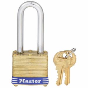 MASTER 4LH Padlock, 2 Inch Size Vertical Shackle Clearance, 5/8 Inch Height | CT2JAF 3HUD3