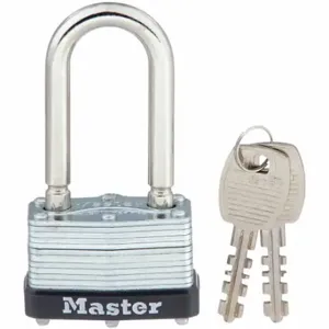 MASTER 500KABRKLH Padlock, 2 Inch Vertical Shackle Clearance, 13/16 Inch Horizontal Shackle Clearance | CR7QDL 4DJR4