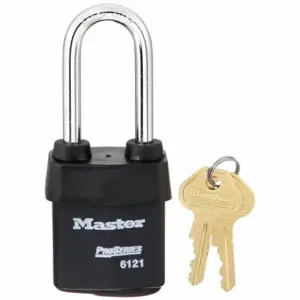 MASTER 6121KALJ-10G202 Padlock, 2 1/2 Inch Vertical Shackle Clearance, 7/8 Inch Horizontal Shackle Clearance | CT2HYN 3JZG5