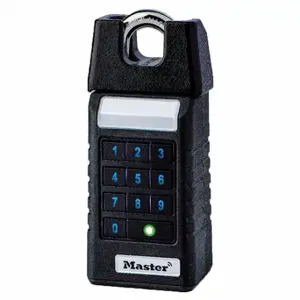 MASTER 6400SHENT Bluetooth Padlock, 3/4 Inch Vertical Clearance, 7/8 Inch Horizontal Clearance | CT2JBE 787MD3