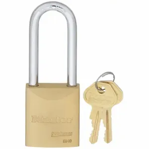 MASTER 6840KALJ-10G145 Padlock, 2 7/16 Inch Vertical Shackle Clearance, 29/32 Inch Horizontal Shackle Clearance | CT2HYR 3KJK7