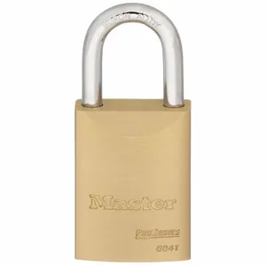 MASTER 6841WO Padlock, 1 3/16 Inch Vertical Shackle Clearance, 25/32 Inch Horizontal Shackle Clearance | CT2HWF 1JAK5