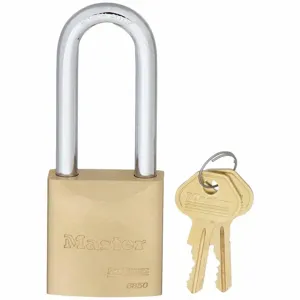 MASTER 6850KALJ-10G013 Padlock, 2 1/2 Inch Vertical Shackle Clearance, 29/32 Inch Horizontal Shackle Clearance | CT2HYB 3KJL2