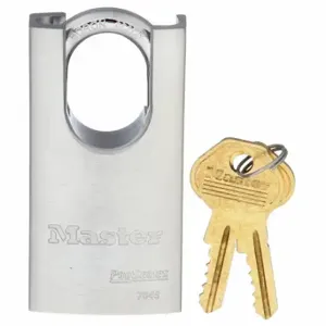 MASTER 7045KA Padlock, 1 3/16 Inch Vertical Shackle Clearance, 29/32 Inch Horizontal Shackle Clearance | CT2HWG 4YH34