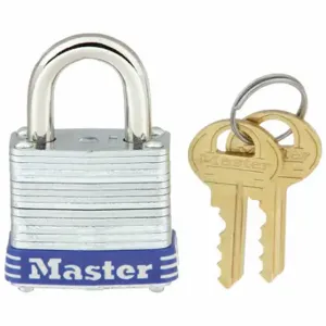 MASTER 7KA-P844 Padlock, 9/16 Inch Vertical Shackle Clearance, 1/2 Inch Horizontal Shackle Clearance | CT2HZW 48WL13